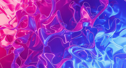 Obraz premium Vibrant Liquid Gradient Background with Flowing Waves and Soft Liquify Effect