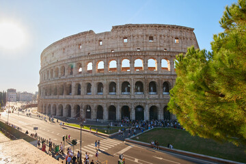 Naklejka premium The Colosseum in Rome, Italy