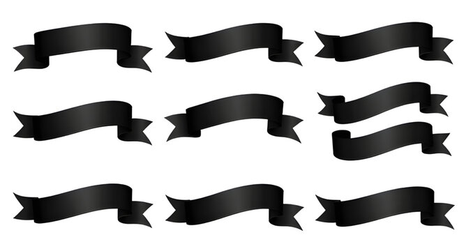 ribbon silhouette, black ribbon, banner shape, ribbon banner, decorative ribbon, scroll ribbon, label ribbon, badge ribbon, strip ribbon, graphic ribbon, silhouette banner, ribbon element, design ribb