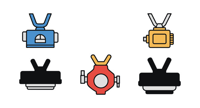 Gas burette Line art vector creative abstract minimal illustration