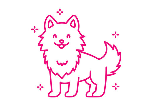Whimsical Fluffy Cartoon Character Drawing for Kids with a Joyful Vibe