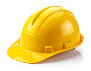 Fototapeta premium Yellow hard hat construction safety equipment.