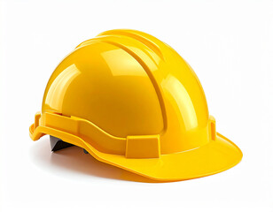 Fototapeta premium Yellow Hard Hat Safety Construction Equipment.