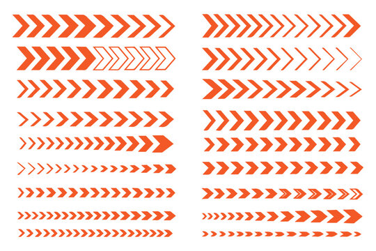 Racing stripe line. Set of black sports racing stripes and chevron arrow decals for vehicle tuning. Dynamic geometric patterns for car, motorcycle, and boat stickers isolated on a white background. 