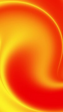 Vibrant abstract animation with swirling red and yellow gradient patterns in a dynamic motion.