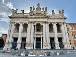 Obraz premium The Papal Archbasilica of Saint John in Laterano, Rome, Italy