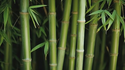 Fototapeta premium Bamboo growth action forest location nature content serene environment close-up view tranquility concept for seo impact