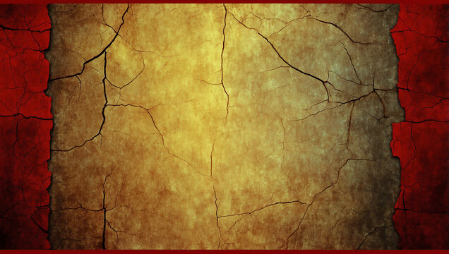 しわと傷のあるレトロな背景素材　AI生成素材