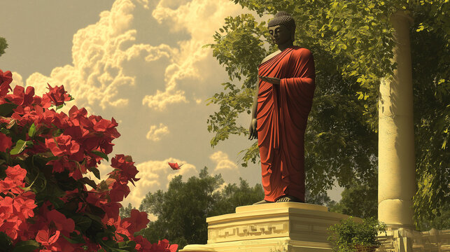 ブッダのイラスト