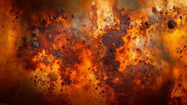 Abstract lava and fire texture glowing with molten magma energy effect