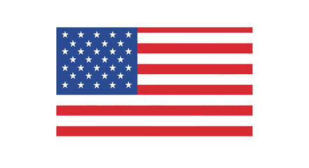 Fototapeta premium United States of America flag with stars and stripes.
