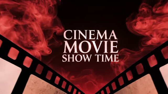 Cinema movie show time title card