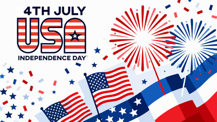 Obraz premium 4th july. independence day