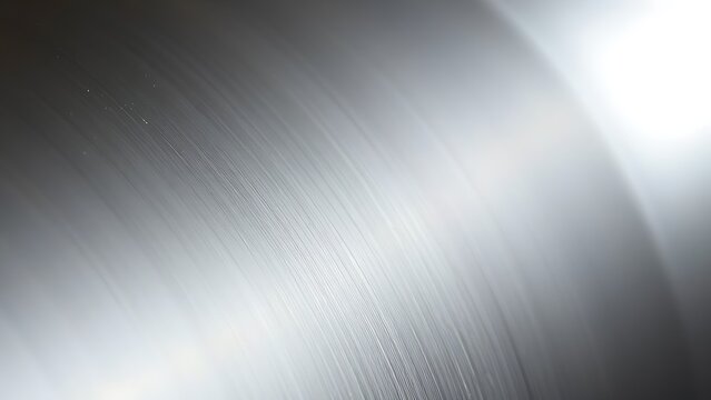 couter. Metal surface transitioning from rough matte to glossy finish with light reflections. safety posters, maintenance manuals, designed for precision metalworking and fabrication facilities.