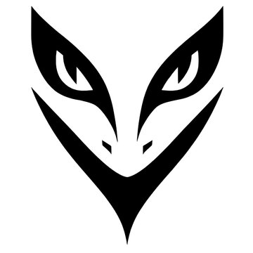 Snake eye silhouette vector design