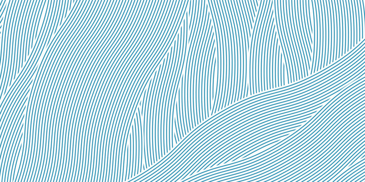 Abstract background whte and blue with seamless wave pattern