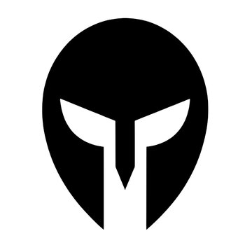 Spartan mask silhouette