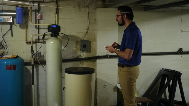 A Plumbing or Well Specialist Prepares to Bid a Job