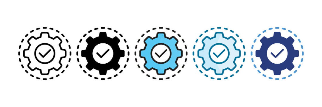 Consistency Icon Set Multiple Style Collection