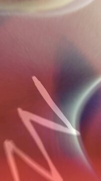 Abstract energetic motion with graffiti and light trails
