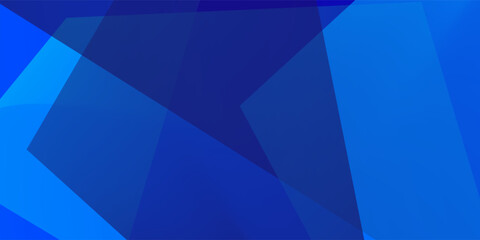 Obraz premium Blue geometric abstract backround. Vector illustration
