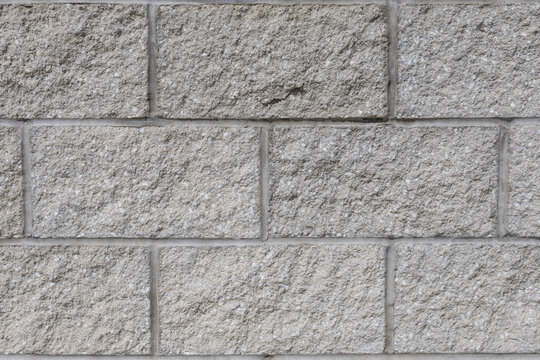 Textured Concrete Block Wall Background