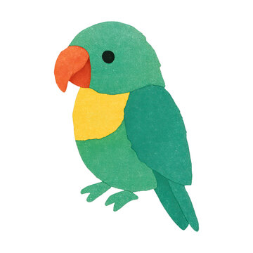 PNG Colorful parrot illustration art