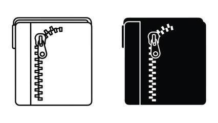 Fototapeta premium Zipper Closure Fastener Detail Commercial Graphic