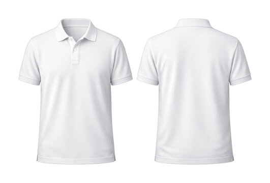 PNG Classic white polo shirt design.