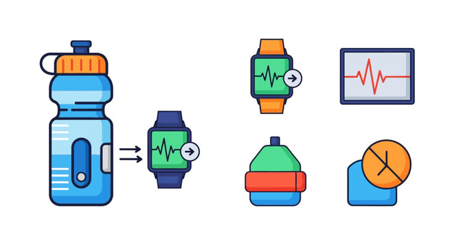 Smartwatch and fitness tracker devices.
