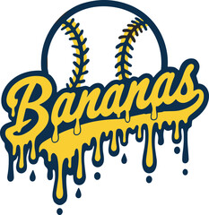 Savannah bananas baseball SVG, Baseball SVG, Bananas SVG © CHARLOTTE