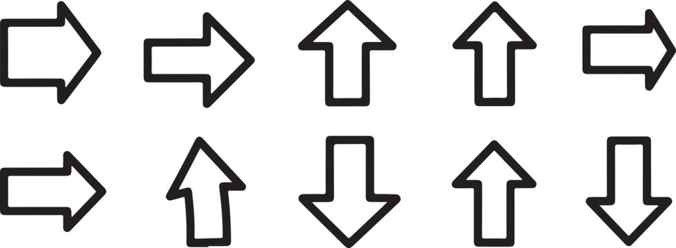 Abstract geometric shapes with directional arrows and angles Vector