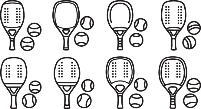 Line drawing of a woman with various hairstyles and headscarves Vector