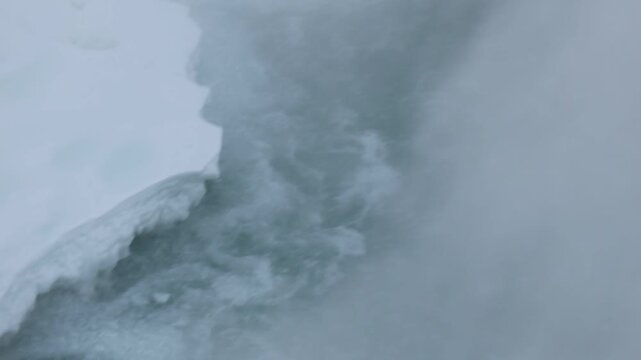 Glacier Winter Frozen Niagara Falls 