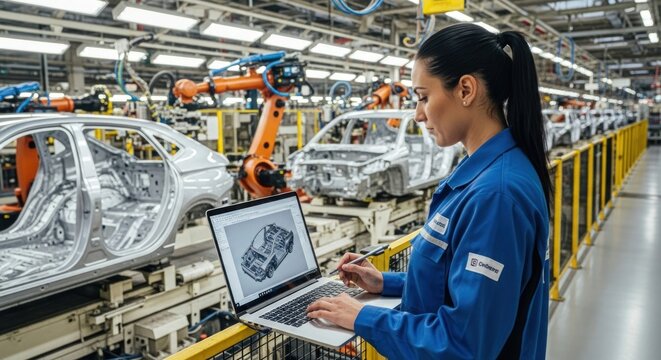 automotive manufacturing factory activity