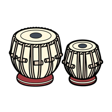 Indian tabla drums musical instruments