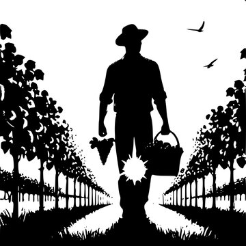 Traditional Country Food Farm Solid Shape
