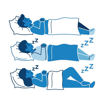 Diverse Sleep Positions: Side, Back, and Fetal Sleepers Illustrate Restful Night