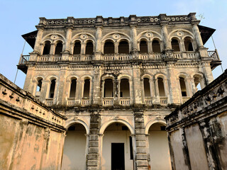 Fototapeta premium A French-style Western-style mansion in Haiyuan, Guangxi, China during the Republic of China