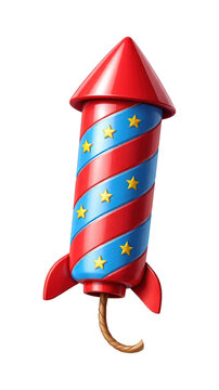 PNG Colorful festive rocket illustration.