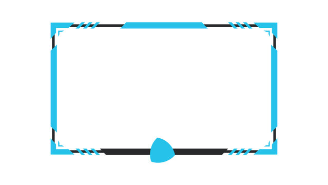 Webcam Overlay Frame for gamer or Live stream