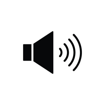 speaker icon solid Megaphone Icon single Solid Vector Design Vector