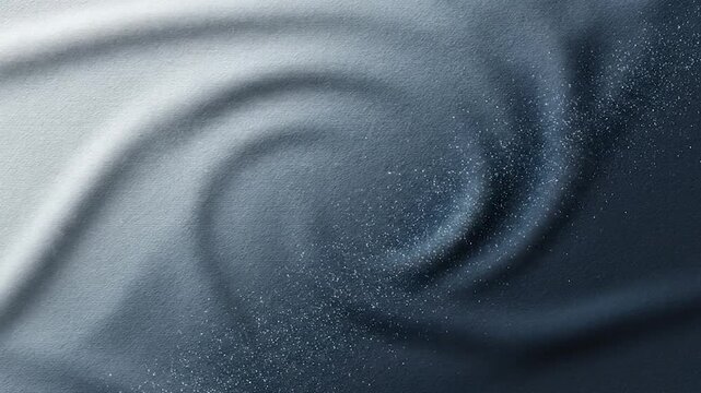 Abstract swirling pattern with gradient shades.