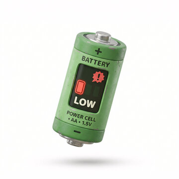 Pile &eacute;lectrique avec indicateur de batterie faible