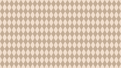 Fototapeta premium Geometric beige diamond pattern desktop wallpaper vector