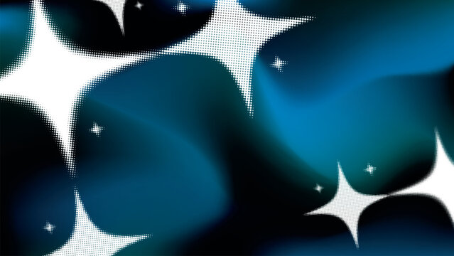 Abstract cosmic starscape desktop wallpaper vector