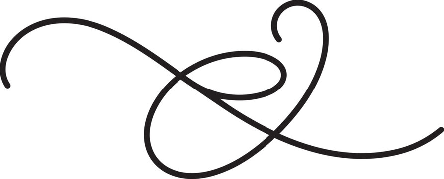 A black line drawing of an infinity symbol