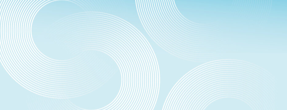 Abstract blue circular pattern background vector