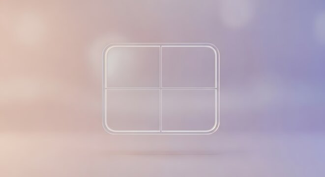 Modern ui ux design concept abstract smartphone mockup for innovative user interface exploration