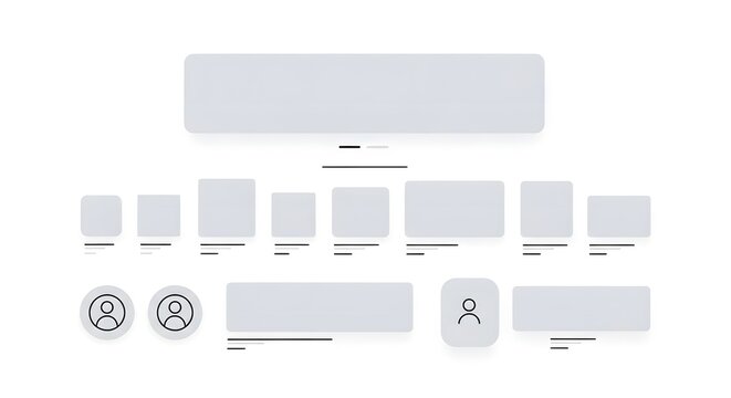 Mobile web ui ux design mockups responsive interface concepts for modern digital products